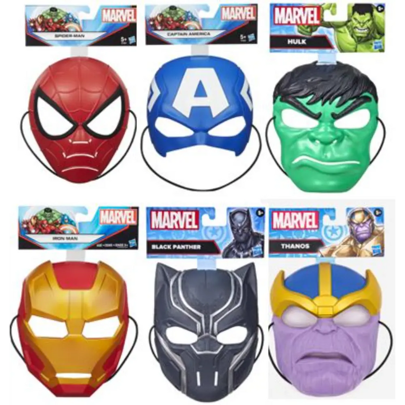 Marvel Mask Value Assortment Roleplay Superhero Mask Toy for Kids - Sold per piece