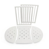 Stokke Sleepi Mini White with Extension and Mini Bed Mattress Bundle