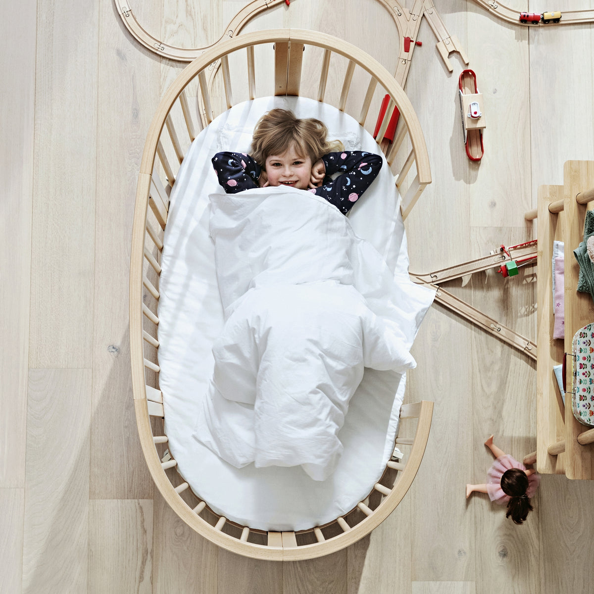 Stokke Sleepi Bed Extension White Conversion Kit for Baby Crib