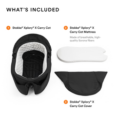Stokke Xplory X Carry Cot Rich Black