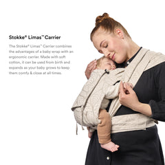 Stokke Limas Baby Carrier Valerian Beige Ergonomic Newborn Toddler Carrier