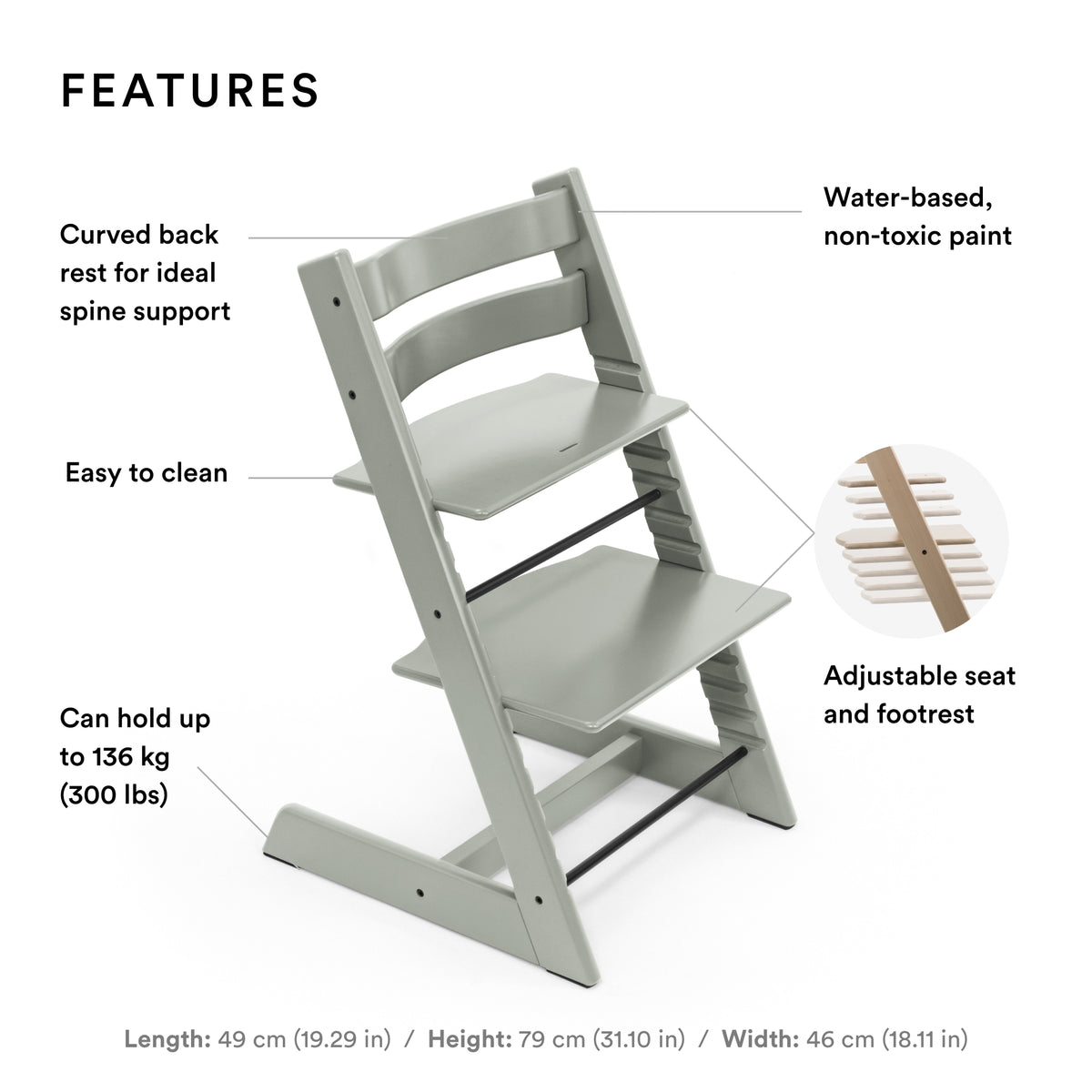 Stokke Tripp Trapp Chair Glacier Green