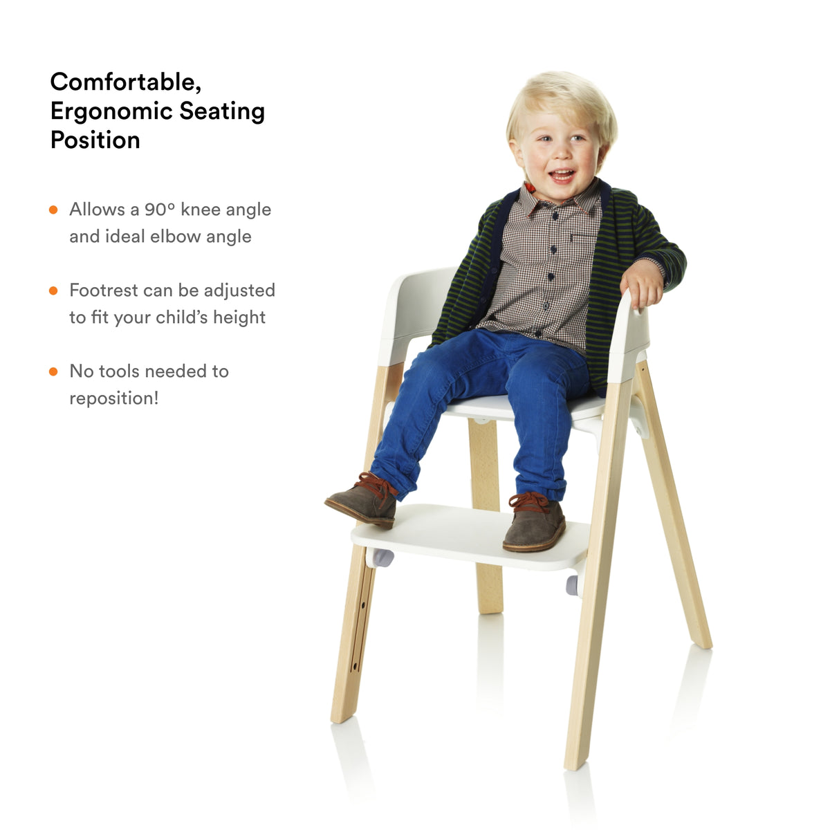 Stokke Steps High Chair Black/Warm Brown