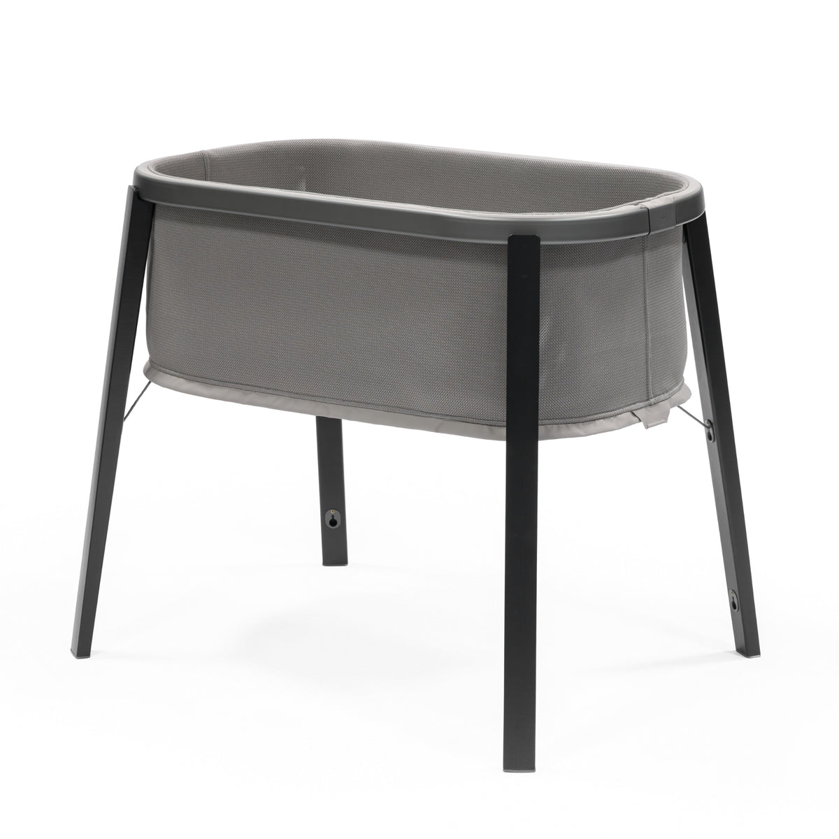 Stokke Snoozi Graphite Grey Portable Baby Bassinet for Newborns