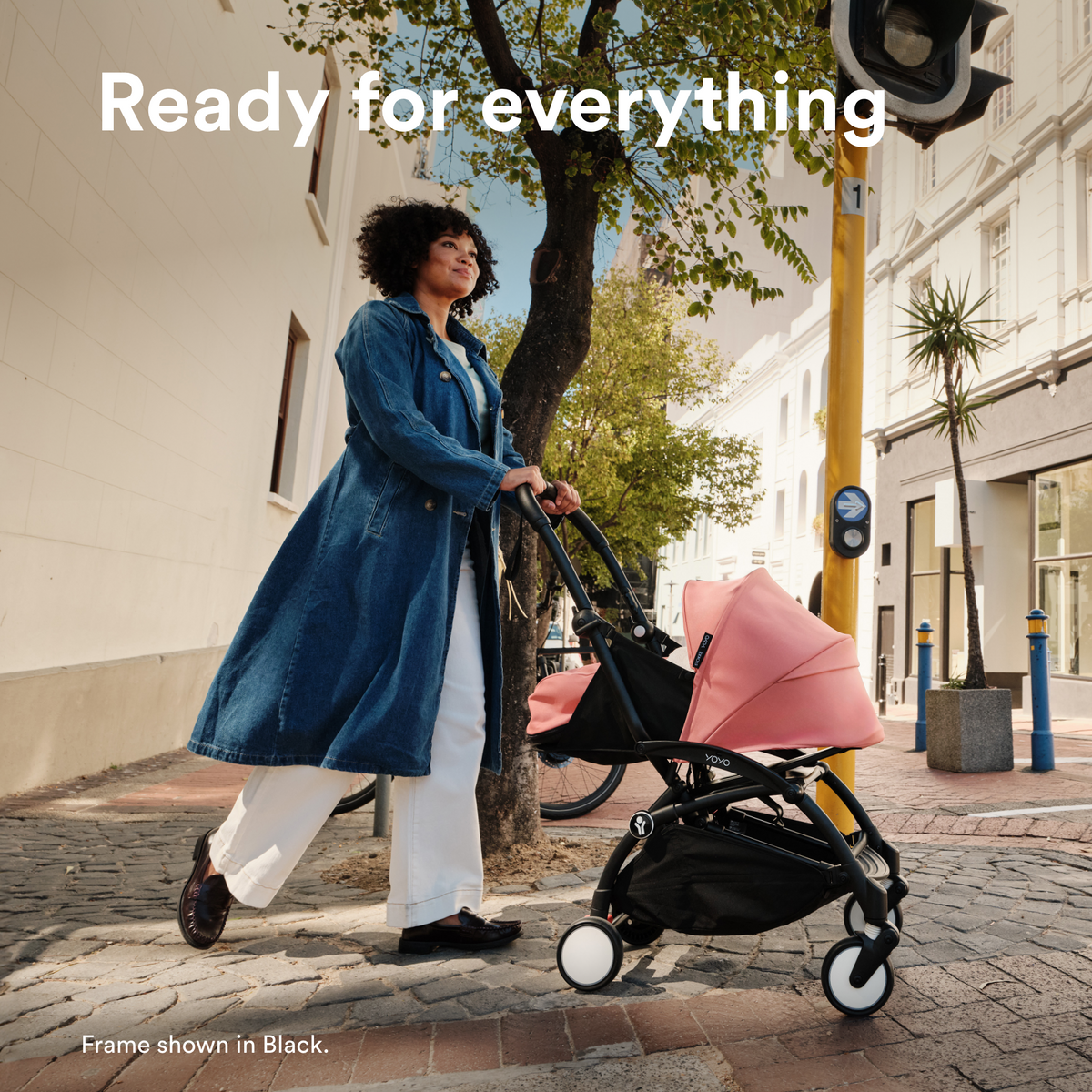 Stokke YOYO3 Black Frame & 0+ & 6+ Ginger Bundle