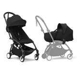 Stokke YOYO3 Frame Black + Newborn & 6+ Pack Bundle Black