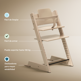 Stokke Tripp Trapp Chair Natural & Babyset Natural Bundle