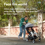 Stokke YOYO3 Black Frame & 0+ & 6+ olive Bundle
