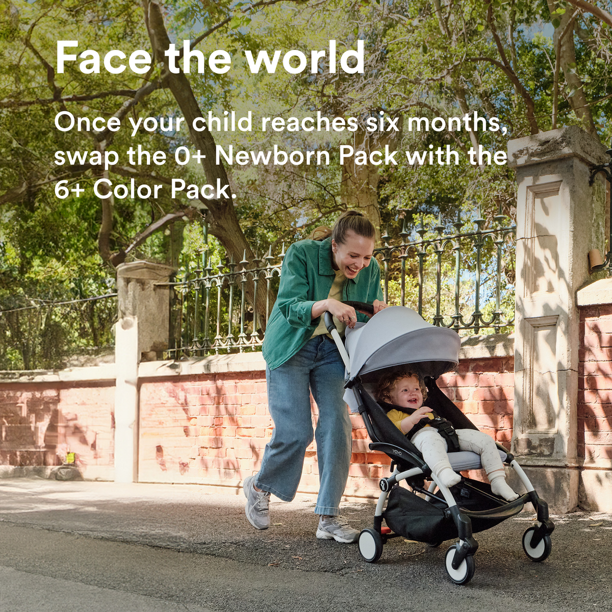 Stokke YOYO3 Black Frame & 0+ & 6+ Stone Bundle