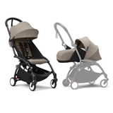 Stokke YOYO3 Black Frame & 0+ & 6+ Taupe Bundle