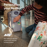 Stokke JetKids BedBox Arctic Blue Kids Ride On Travel Suitcase Bed Box