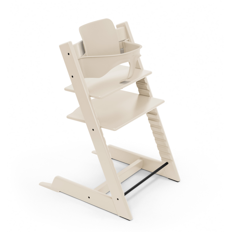 Stokke Tripp Trapp Chair & Babyset Vanilla White