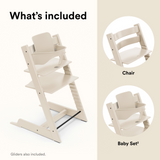 Stokke Tripp Trapp Chair & Babyset Vanilla White