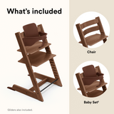Stokke Tripp Trapp Chair & Babyset Warm Brown