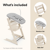 Stokke Tripp Trapp Chair + Baby & Newborn Set Vanilla White