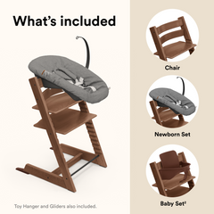 Stokke Tripp Trapp Chair + Baby & Newborn Set Warm Brown