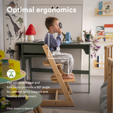 Stokke Tripp Trapp Chair Vanilla White Adjustable Wooden High Chair