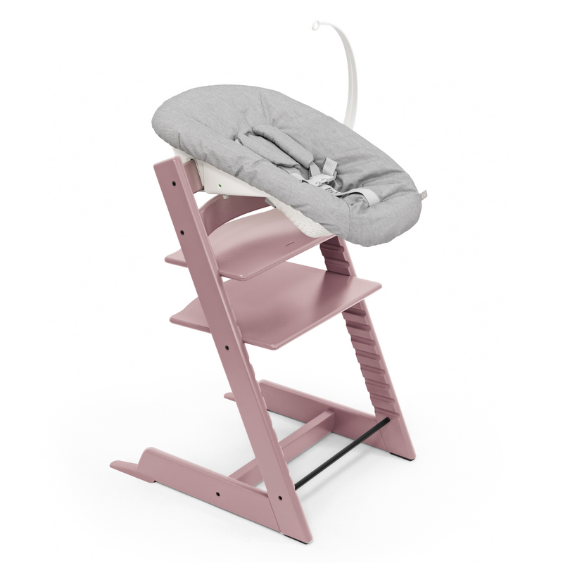Stokke Tripp Trapp Chair + Newborn Set Heather Mauve