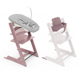Stokke Tripp Trapp Chair + Baby & Newborn Set Heather Mauve