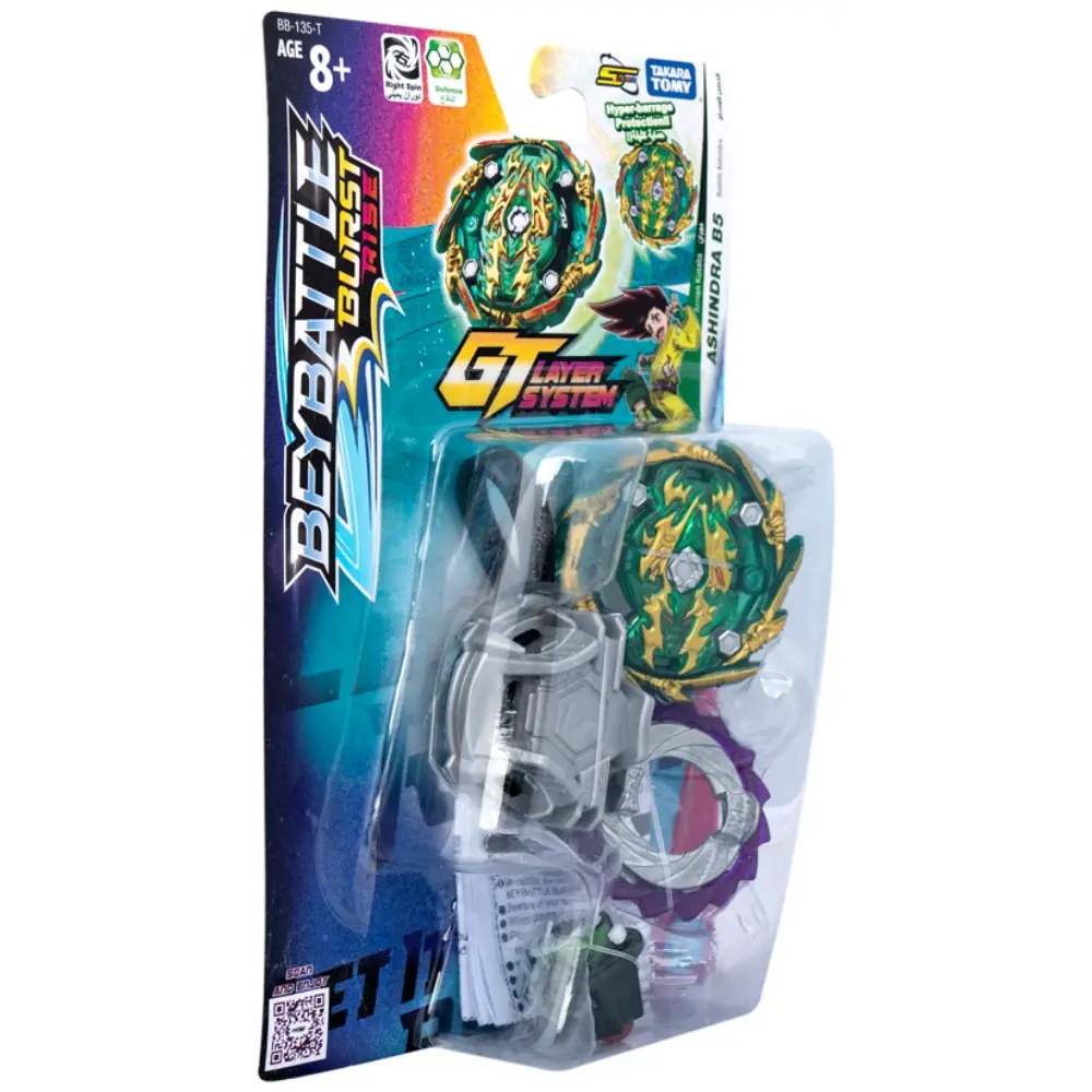 Takara Tomy-Beyblade-Beybattle Burst-Bushin Ashindra B5