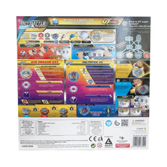 Takara Tomy-Beyblade-Beybattle Burst-Rise Battle Set Stadium S5- Valtryek V5 and Ace Dragon DX5
