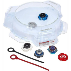 Takara Tomy-Beyblade-Beybattle Burst-Rise Battle Set Stadium S5- Valtryek V5 and Ace Dragon DX5