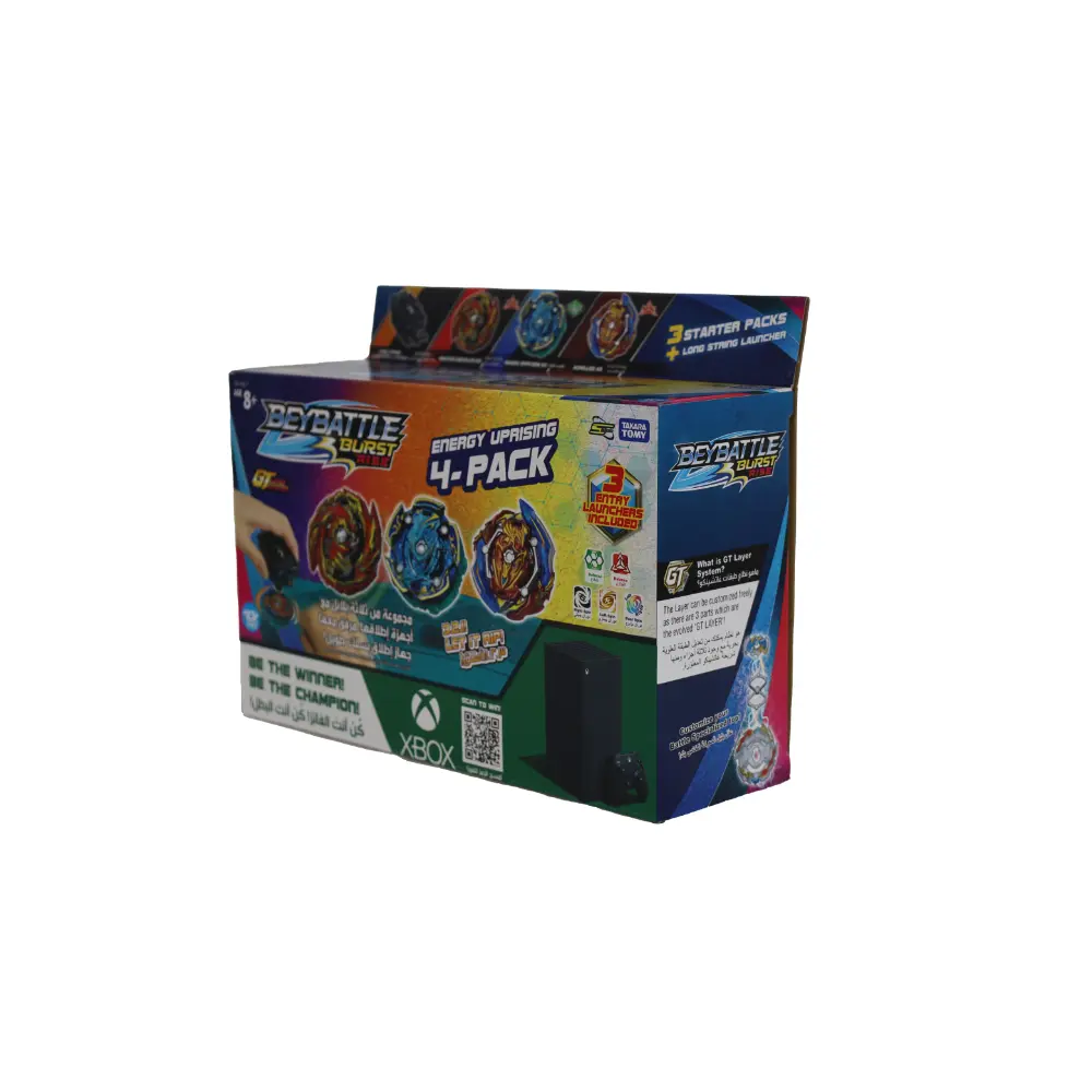 Takara Tomy-Beyblade-Beybattle Burst-Energy Uprising 4pack-D S5