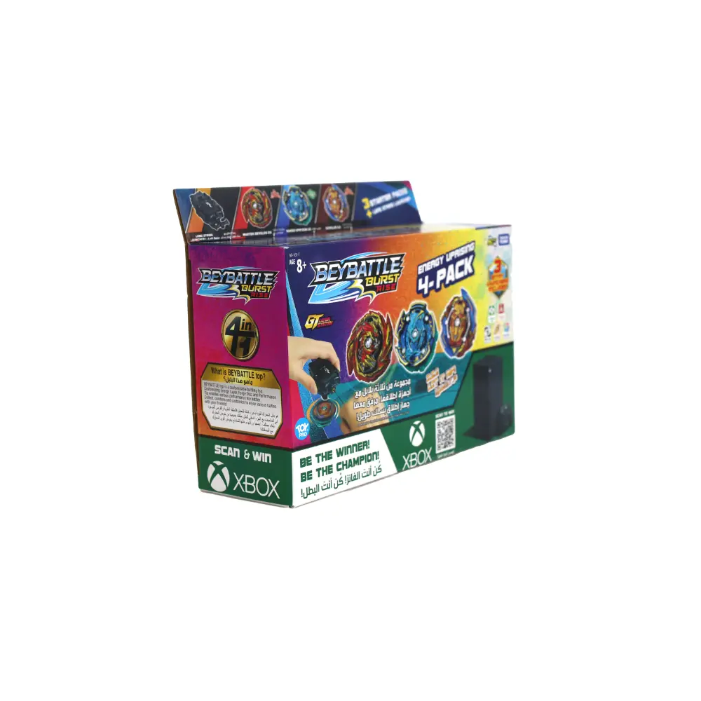 Beybattle Burst-Energy Uprising 4 Pack-D S5