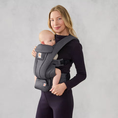 Ergobaby Omni Deluxe Baby Carrier Graphite Grey All Position Ergonomic Carrier