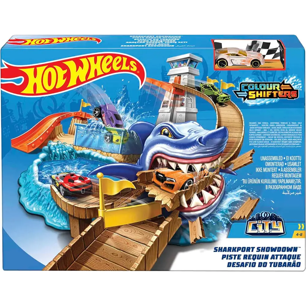 Hotwheels Color Shifter Sharkport Showdown Mega Pack