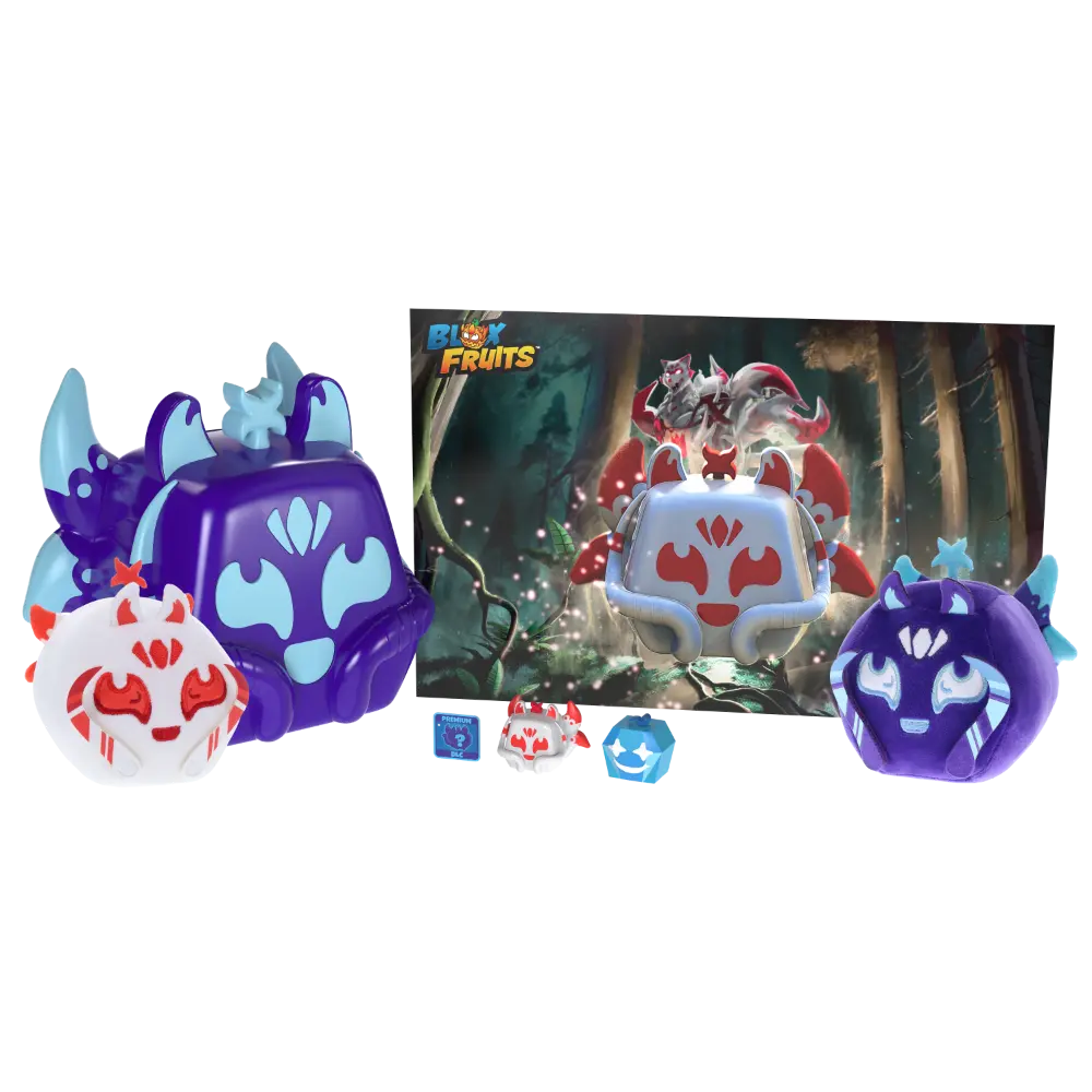 Blox Fruits Kitsune Collector Bundle Plush Toys