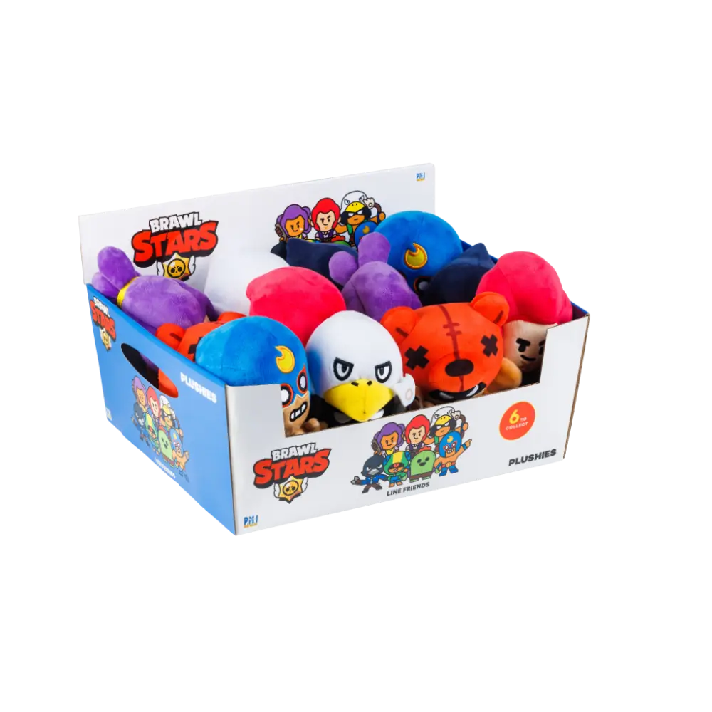 Brawl Stars Plush 6Inches CDU12 WOC