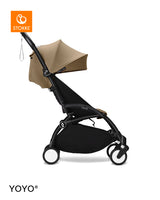 Stokke YOYO3 Black Frame & 6+ Toffee Bundle