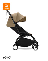 Stokke YOYO3 Black Frame & 6+ Toffee Bundle