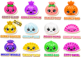Bao Bao Buddies Squishy Dim Sum Sensory Toy in Mini Steamer 5.5cm - Assorted Mystery