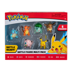 Pokemon Battle  Action Figure Multi 6 Pack Assortment