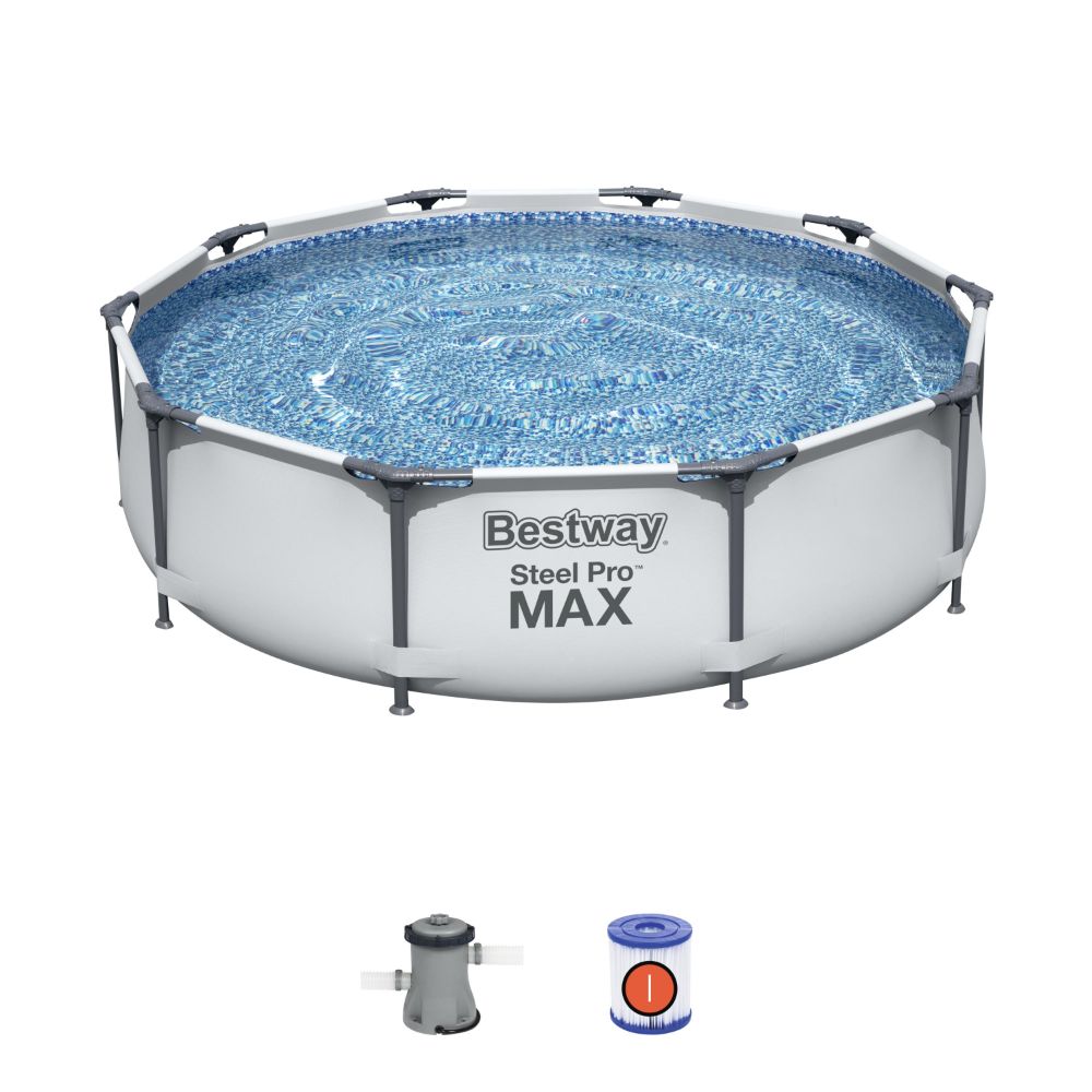 Bestway Steel Pro MAX Round Above Ground Pool Set - 305x76cm