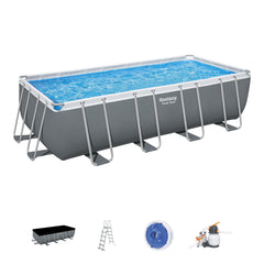 Bestway Power Steel Rectangular Above Ground Pool Set - 549x274x132cm