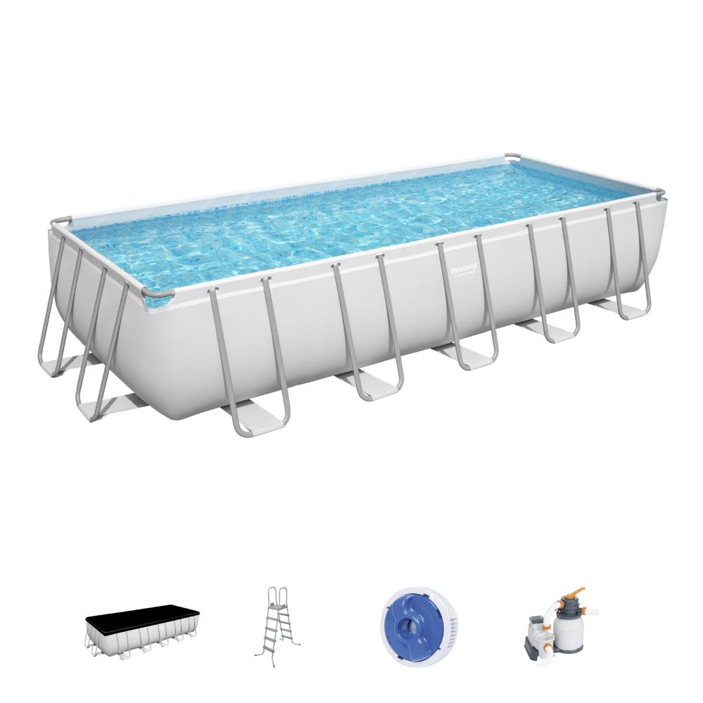 Bestway Powersteel Rectangular Poolset 640 x 274 x 132