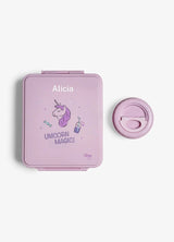 Citron Stormy Unicorn Magic Grand Lunch Box with Insulated Food Jar