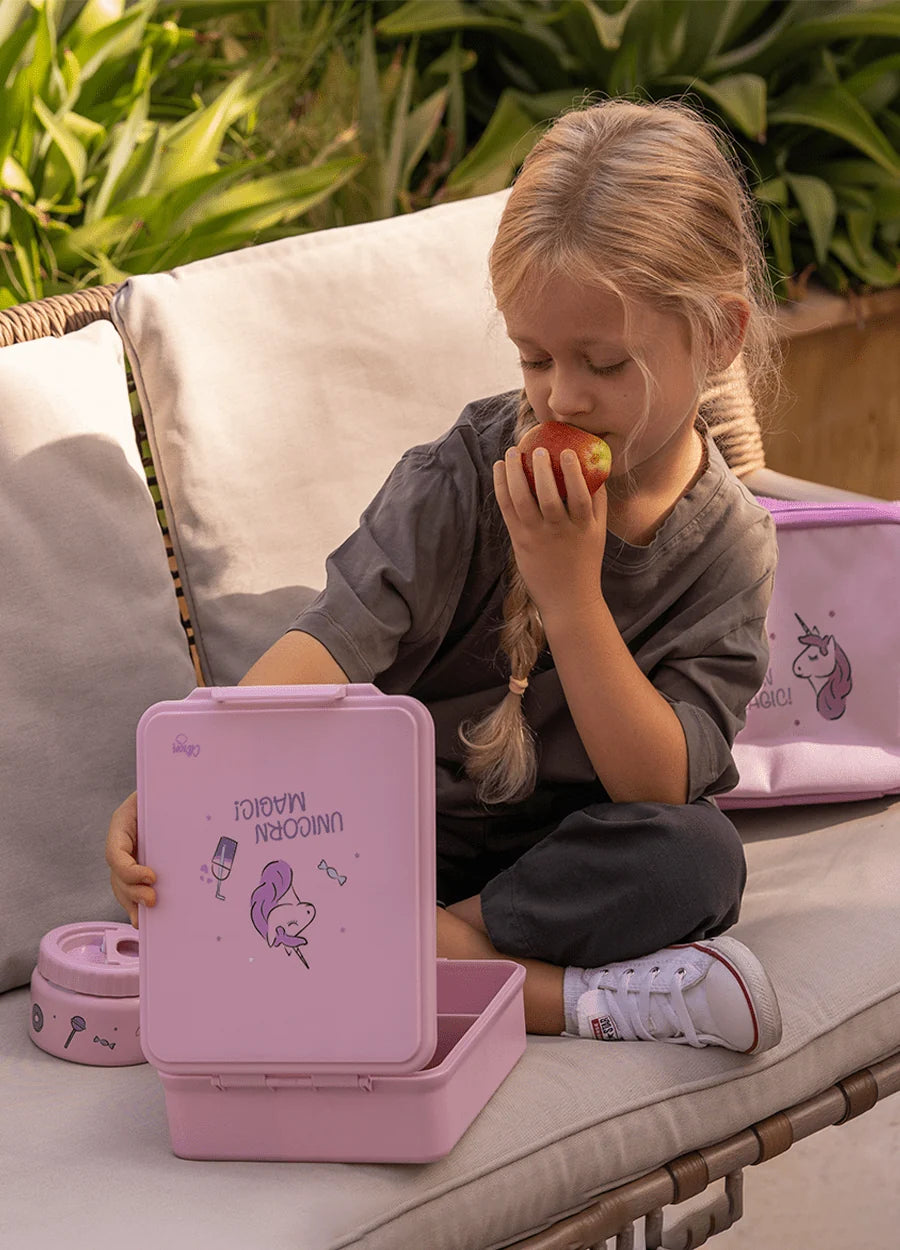 Citron Stormy Unicorn Magic Grand Lunch Box with Insulated Food Jar