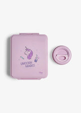 Citron Stormy Unicorn Magic Grand Lunch Box with Insulated Food Jar