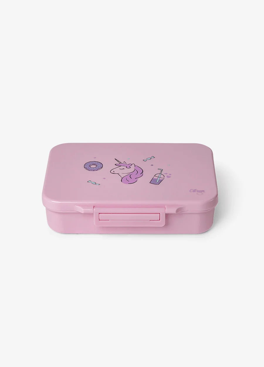 Citron Stormy Unicorn Tritan 4-Compartment Lunch Box