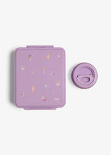 Citron Mermaid Grand 4-Compartment Lunch Box with Insulated Food Jar