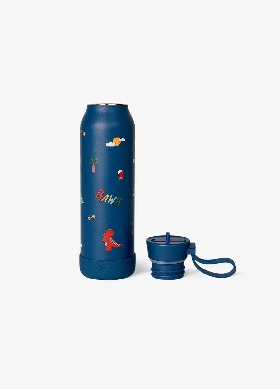 Citron Dino Water Bottle - 500 ml