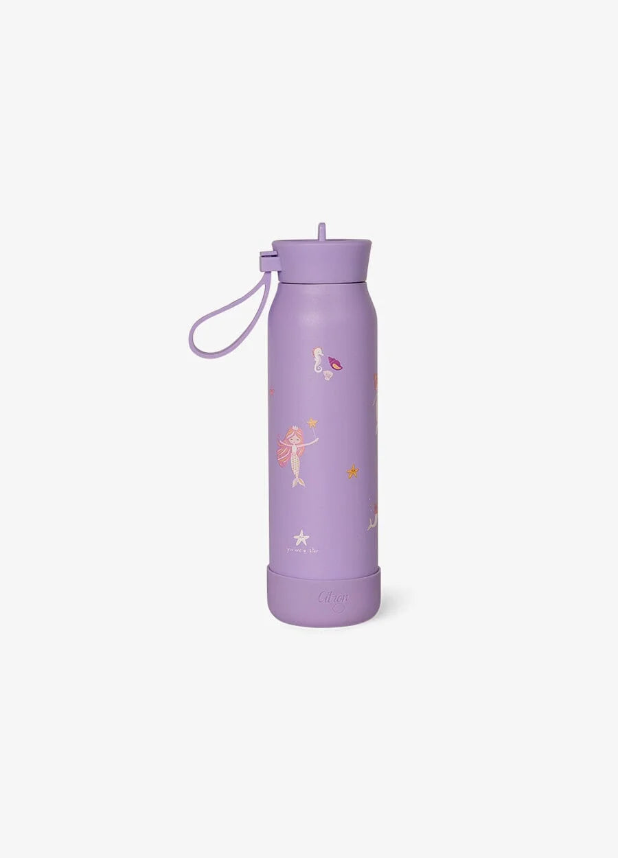 Citron Mermaid Water Bottle - 350 ml