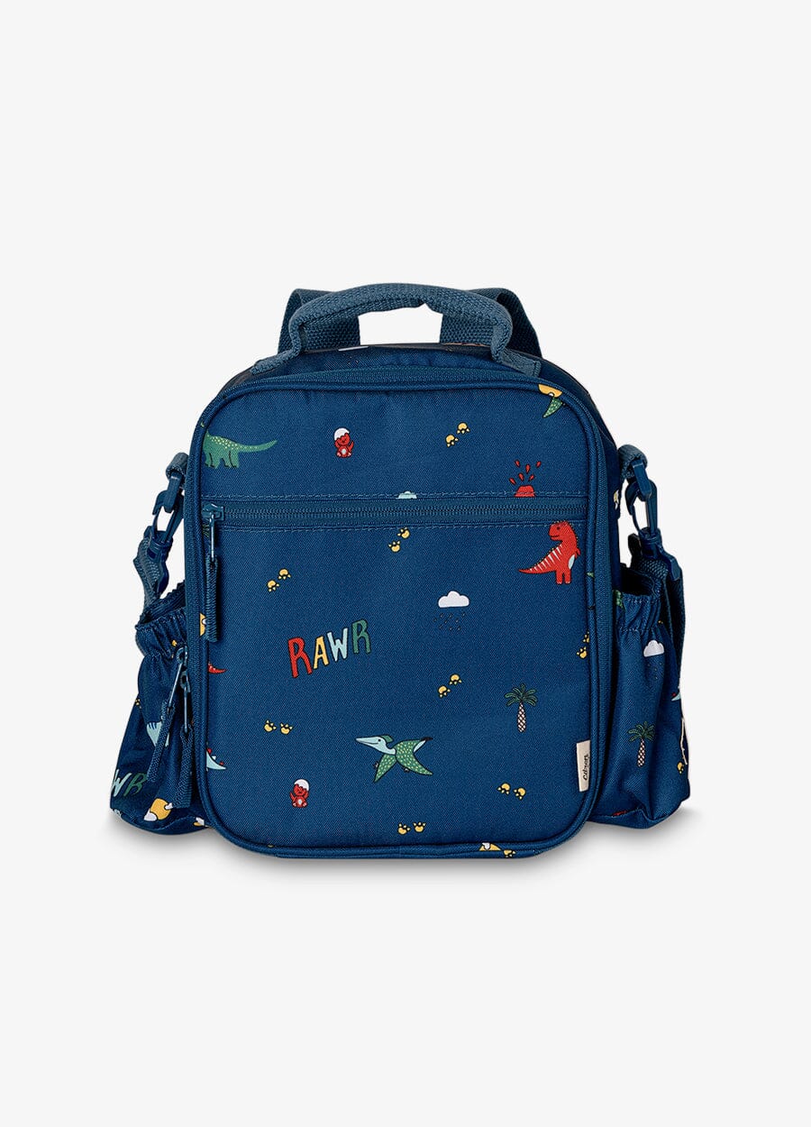 Citron Dino Blue Classic Thermal Insulated Lunch Bag for Kids