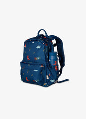Citron Dino Blue Medium Backpack for Kids