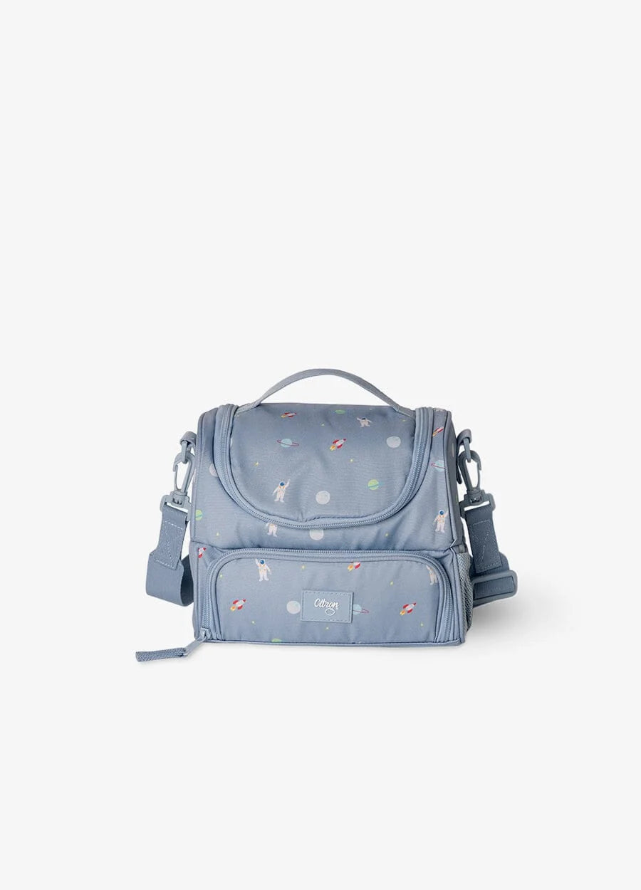 Citron Spaceship 2-Layer Insulated Lunch Bag for Kids
