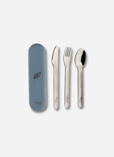 Citron Spaceship Stainless Steel 3-Piece Cutlery Set